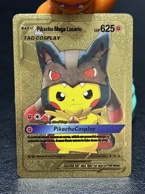 pikachu mega lucario card value|Pikachu Mega Lucario Gold for sale .